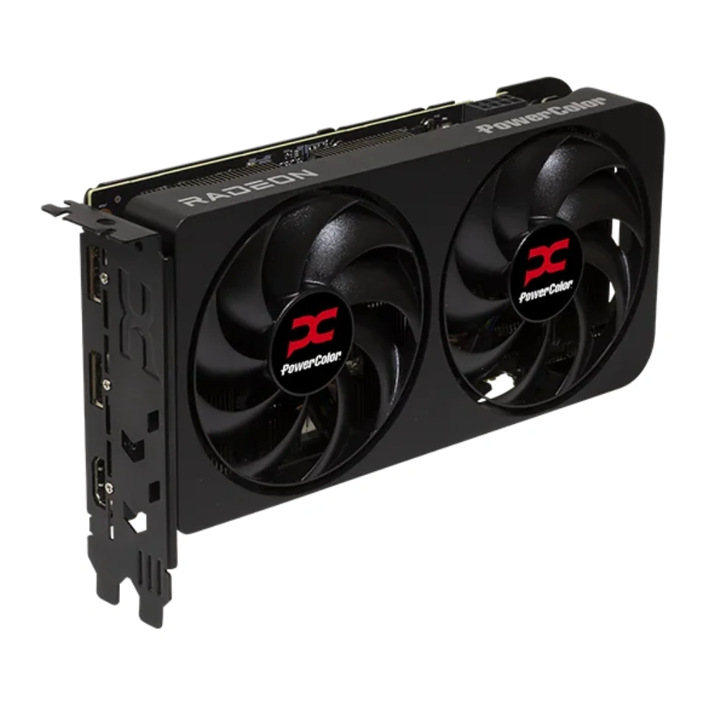PowerColor Graphic Card AMD Radeon RX 9060 XT Reaper 8GB DDR6 Dual Fan view 6